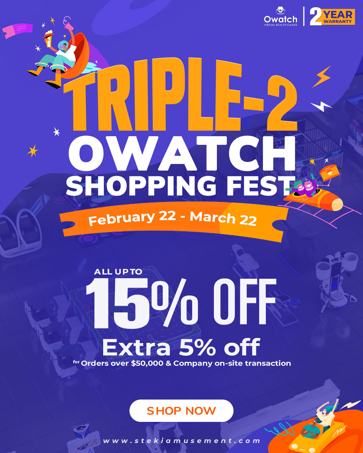 triple 2 shopping fest / vr simulator