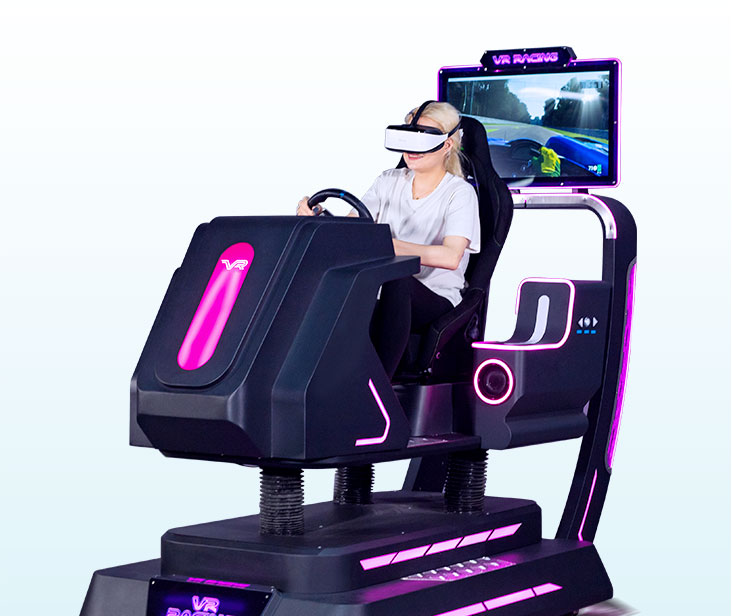 VR racing, virtual driving simulator