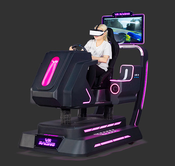 racing car, virtual driving simulator